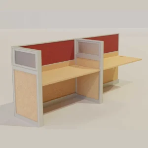 2-Person Inline Modular Workstation