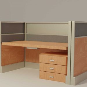 Wooden Workstation C