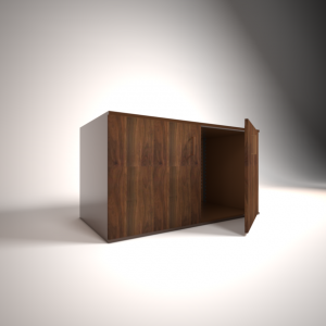 Steel and Wood Combination Extension Unit Double Door