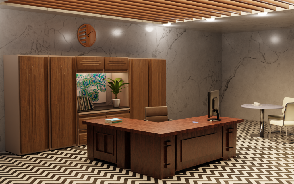 Modern Design Luxury Office Table Executive Desk Wooden Furniture