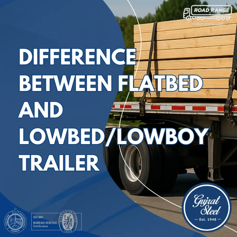 Difference Between Flatbed and Lowboy/Lowbed Trailers