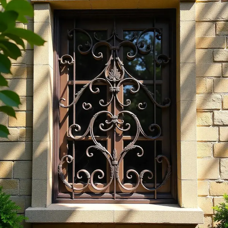 Steel Window Grill Style 11