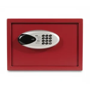 Modern Red Cabinet Safe with Digital Lock