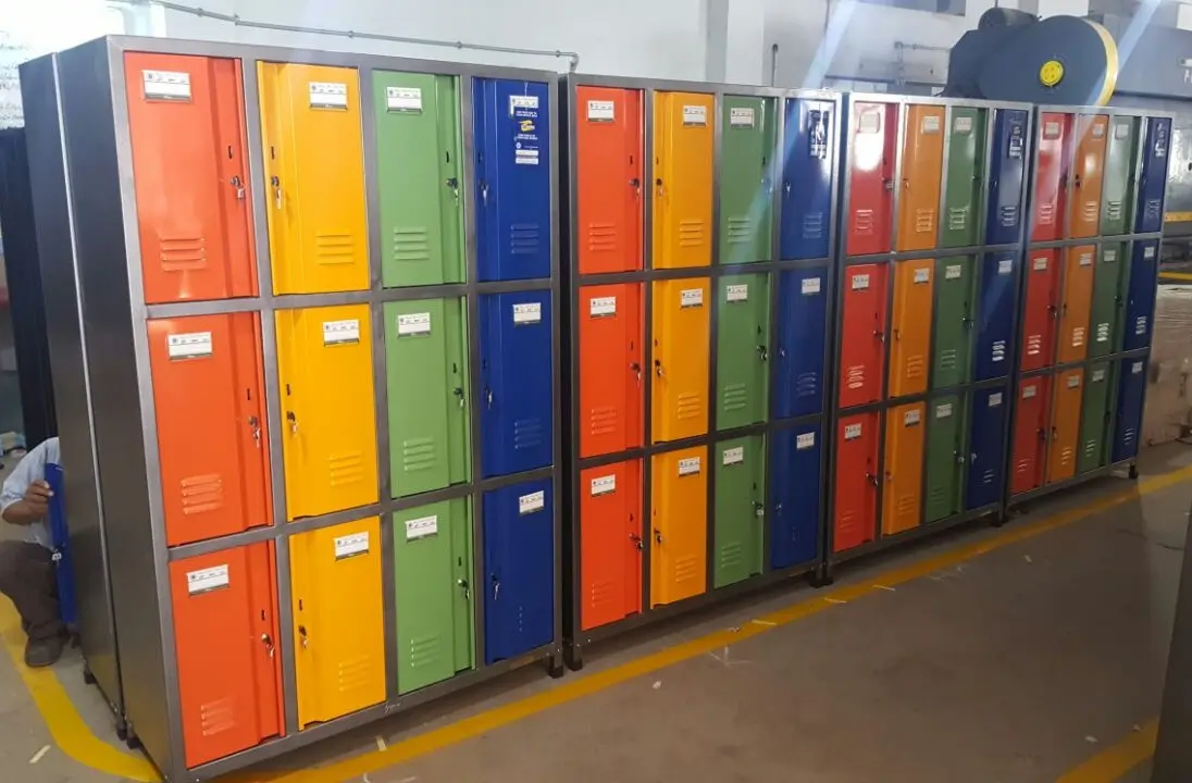 Multicolored Lockers