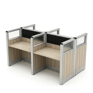 Side-by-Side Modular Cubicle Workstation
